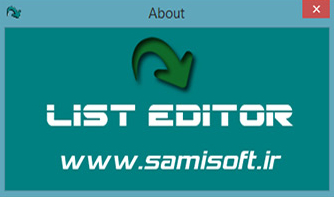 برنامه کاربردی ویرایشگر لیست List Editor