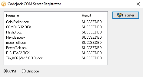 برنامه CodeJock Registrator