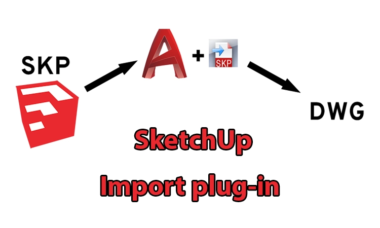 پلاگین SketchUp Import برای اتوکد